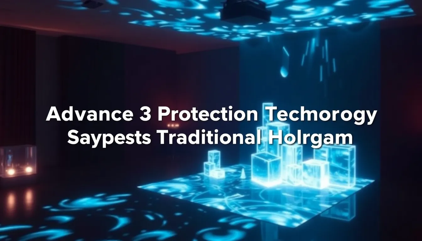 ADVANCED 3D PROJECTION TECHNOLOGY SURPASSES TRADITIONAL HOLOGRAMS