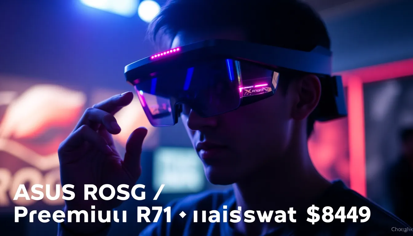 ASUS ROG XREAL R1 AR GLASSES: PREMIUM GAMING AT $849