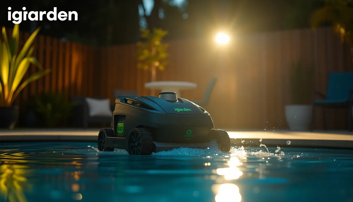 IGARDEN POOL CLEANER M1-AI: SMART OUTDOOR LIVING MADE SIMPLE