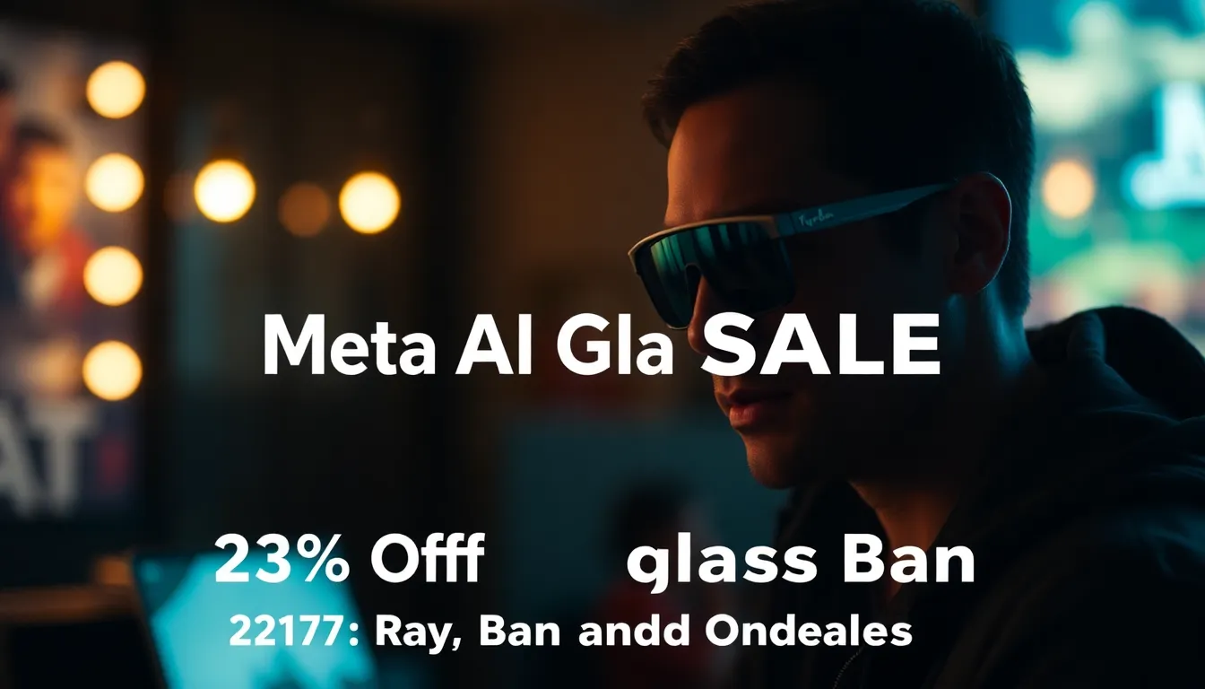 META AI GLASSES SALE: 25% OFF RAY-BAN AND OAKLEY MODELS
