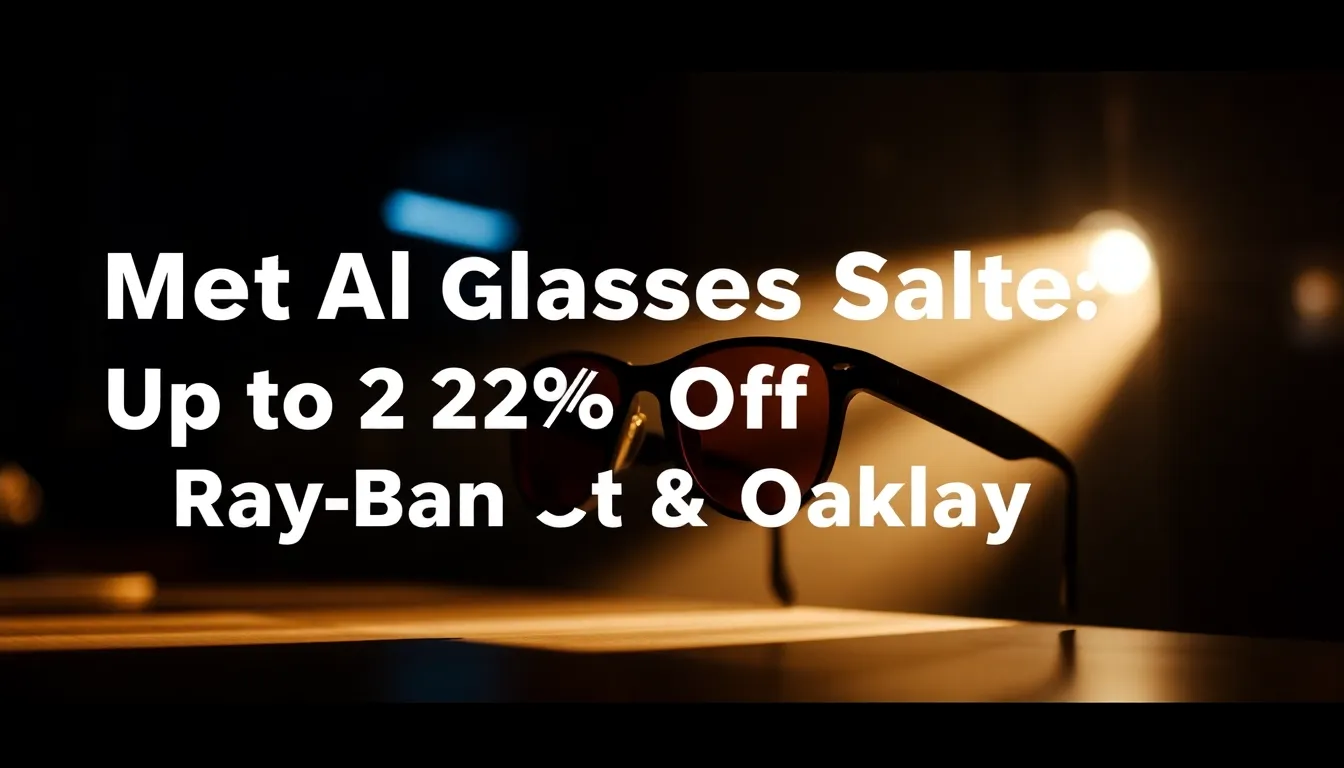 META AI GLASSES SALE: UP TO 25% OFF RAY-BAN & OAKLEY