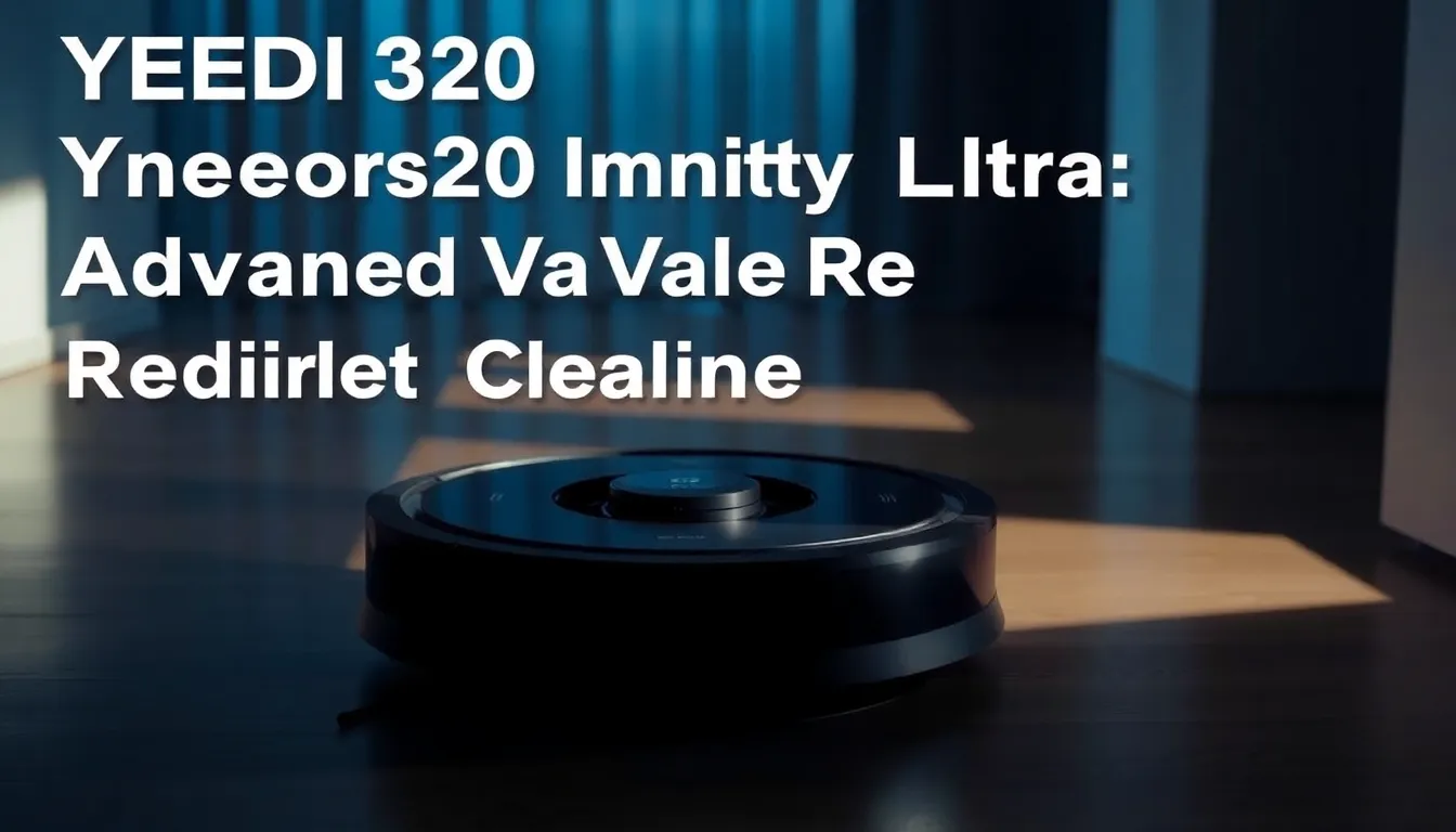 YEEDI S20 INFINITY ULTRA: ADVANCED ROBOT VACUUM REDEFINES CLEANING